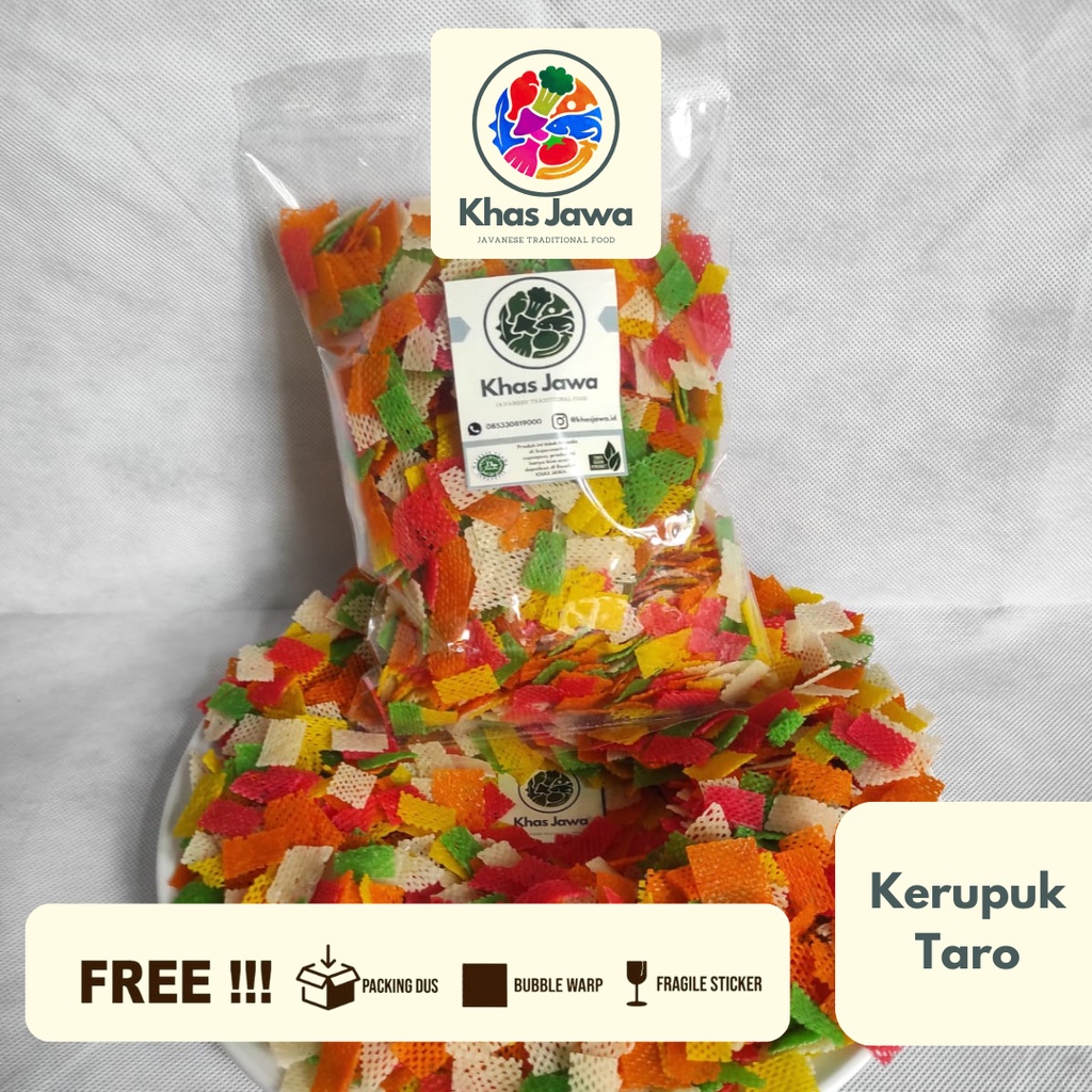 

KERUPUK TARO/KERUPUK CHIKI 250 GRAM