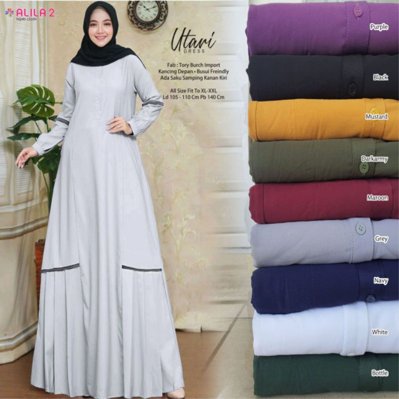 Utari Dress By Alila || Gamis