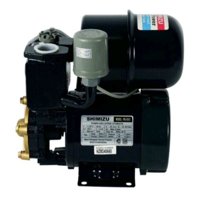Shimizu Pompa Otomatis Harga Ekonomis PS-135 E 135, 135E, PS135E, PS – 135 E, PS- 135E, Pompa Air, P