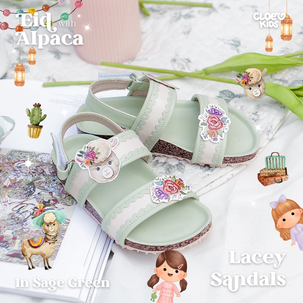 CLOEVKIDS - Lacey Sepatu sandal anak perempuan - Alpaca Series