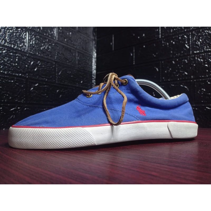 SEPATU POLO RALPH LAUREN - FORESTMONT (CANVAS-biru), SIZE 44 , INSOL 29,5 CM,