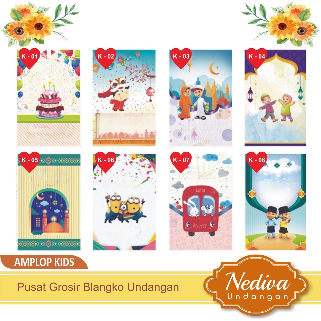 

Amplop Kids (Kecil) Falah 1 pack isi 50 pcs Harga Murah