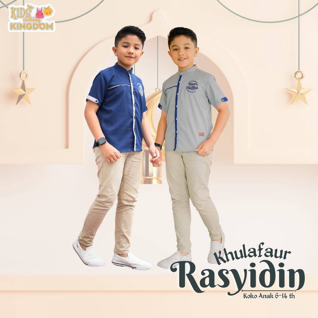 Koko anak Khulafaur Rasyidin by Kids Clothing Kingdom ( koko saja)