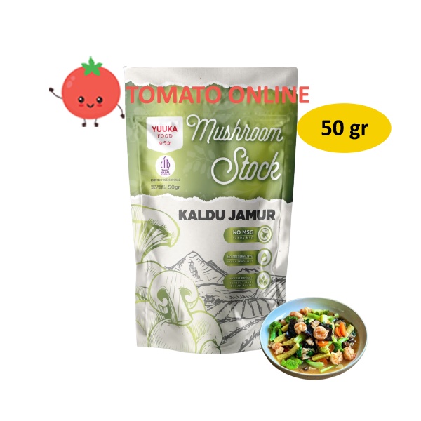 

Yuuka Food / Kaldu Jamur non MSG MPASI Mushroom Stock / 50 gr 50gr