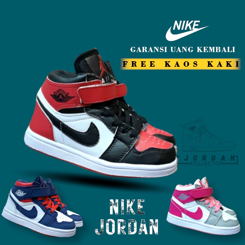 sepatu sneakers jordan anak  pria wanita terbaru keren murah asli berkualitas anak sd