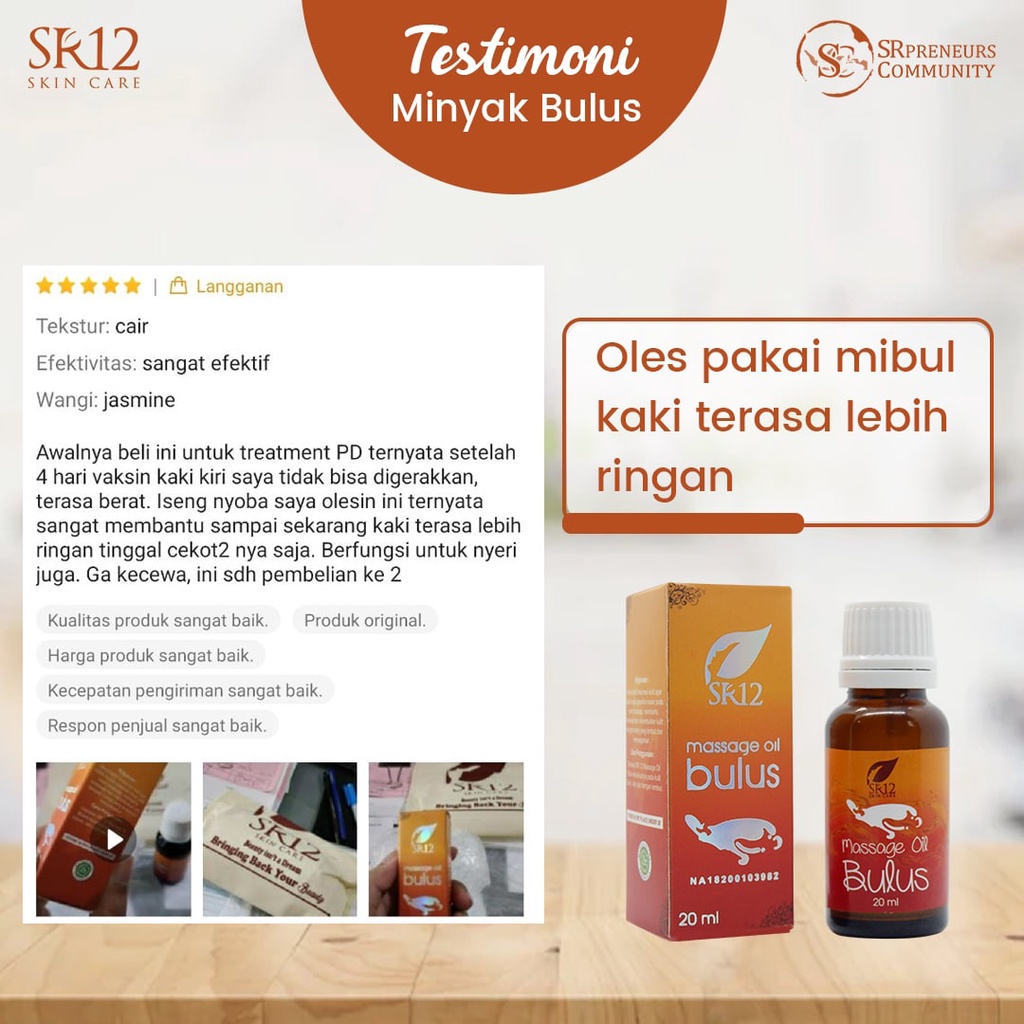 MINYAK BULUS ORIGINAL SR12 WANGI MELATI / AMPUH PENGHILANG GATAL, EKSIM, PANU / BULUS OIL MINYAK TREATMENT WAJAH / MIBUL SR 12 OBAT GATAL &amp; OBAT JAMUR / BPOM WANGI &amp; TIDAK BAU AMIS  / SR12 MASSAGE OIL