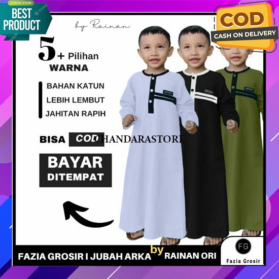 Jubah Anak Tanggung Premium Baju Setelan Muslim Adem Umur 6 7 8 9 Tahun Motif Polos Umur 2 3 4 5 Tah