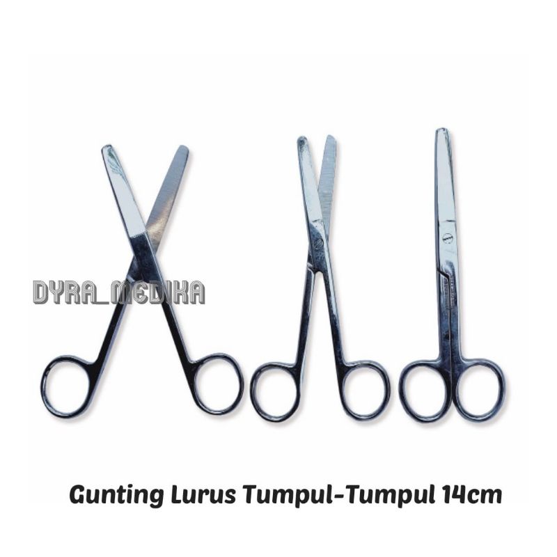 

GUNTING LURUS TUMPUL - TUMPUL 14CM STAINLESS / GUNTING TUMPUL - TUMPUL LURUS 14 CM STAINLESS STEEL
