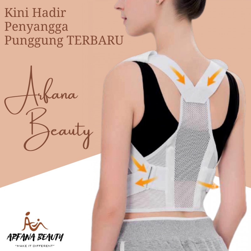 Penegak Penyangga Punggung Badan Korset Tulang Belakang Korektor Postur Corrector Penegak Penarik Punggung Pria Wanita Anti Bungkuk Back Posture Corrector Jingba Korset Penegak Bungkuk Kifosis Lordosis Skoliosis Premium