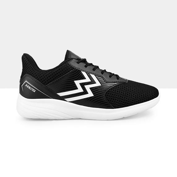 Athletica Official Shop - Larryflow Black White | Sepatu Running | Sepatu Olahraga