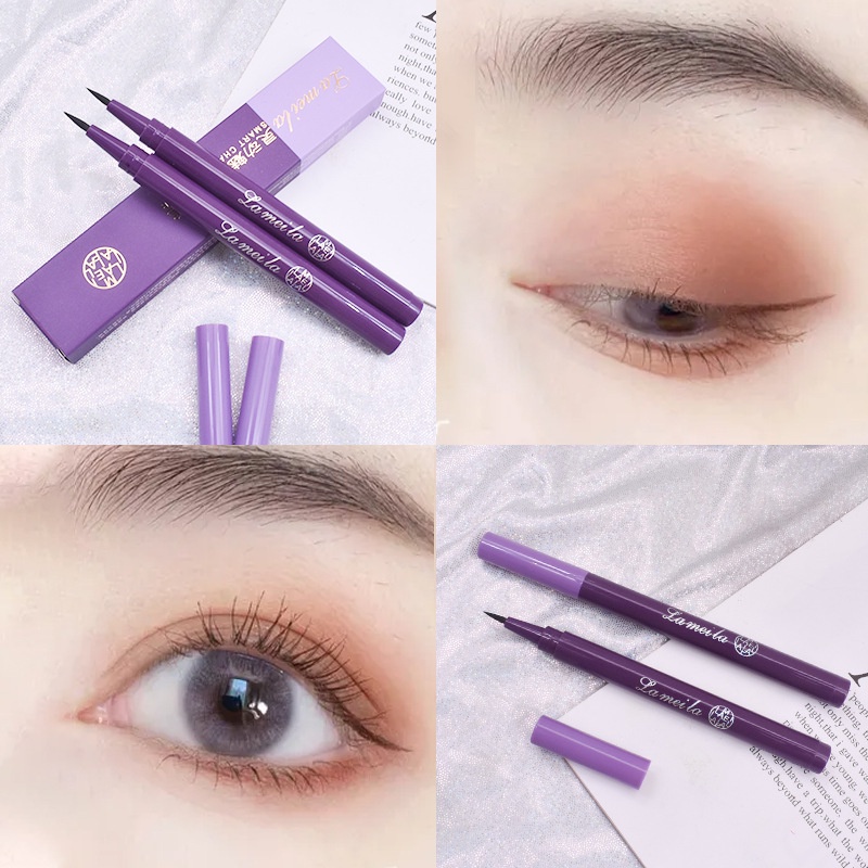 LAMEILA Eyeliner Long Lasting Ungu Eye liner Waterproof And Drable LA139