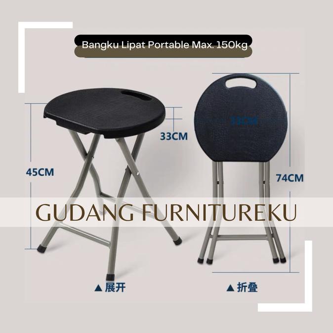 Bangku Tunggu Bangku Lipat Bangku Plastik Portable Kursi Lipat Trmurah