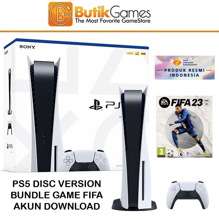 Sony PS5 PlayStation 5 Console Mesin Bundle FIFA 23 Digital
