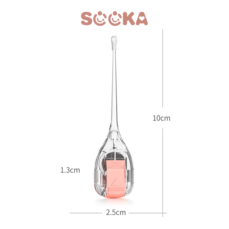 SOOKA Luminous Ear Spoon-Baby Pembersih Telinga Bayi untuk mengambil kotoran telinga , Produk Pembersih Kotoran Telinga SK-EAB1123