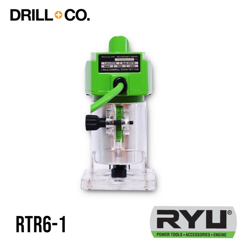 RYU RTR6-1 Wood Trimmer Mesin Profil Kayu Mesin Router kayu