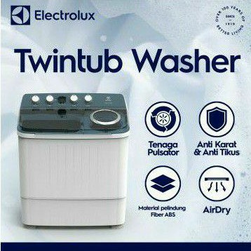 Mesin Cuci Washing Machine Electrolux EWS 13262 EWS13262 12 kg Twin Tub