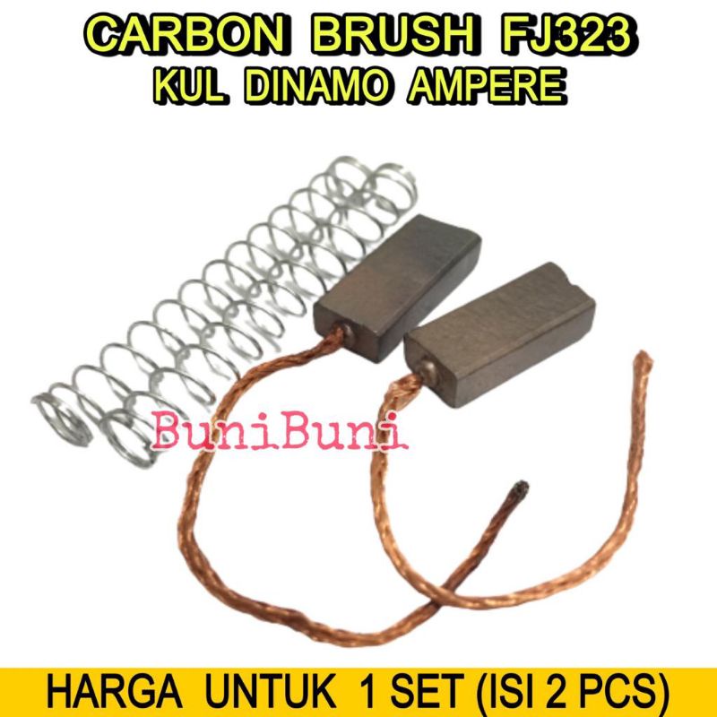 CARBON BRUSH ALTERNATOR FJ 323 / Kul Ampere Mobil KIJANG CARRY HARDTOP HIACE T120 - 1 SET FJ323