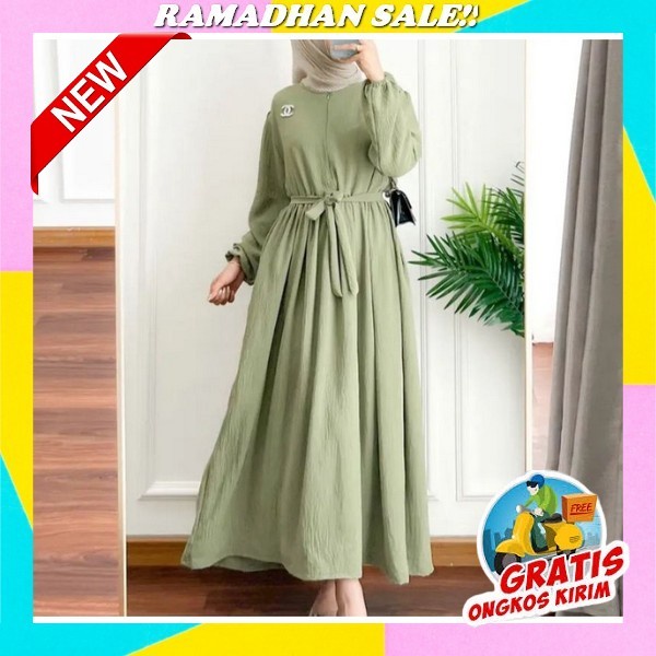 Terlaris Random Model Ori Ratu Mulabees- Gamis Katun Madina Premium Exclusive | Gamis Terbaru 2023 |