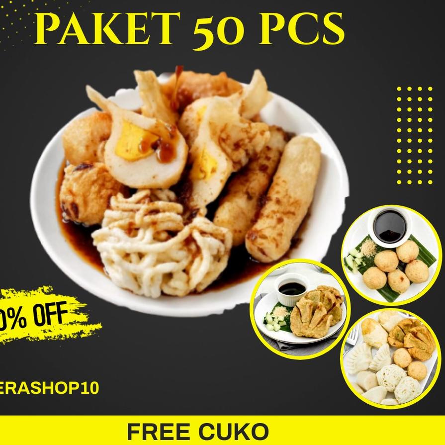 

Ramadhan Sale✔️✔️-PEMPEK PALEMBANG ASLI PAKET 50 PCS SUPPLIER