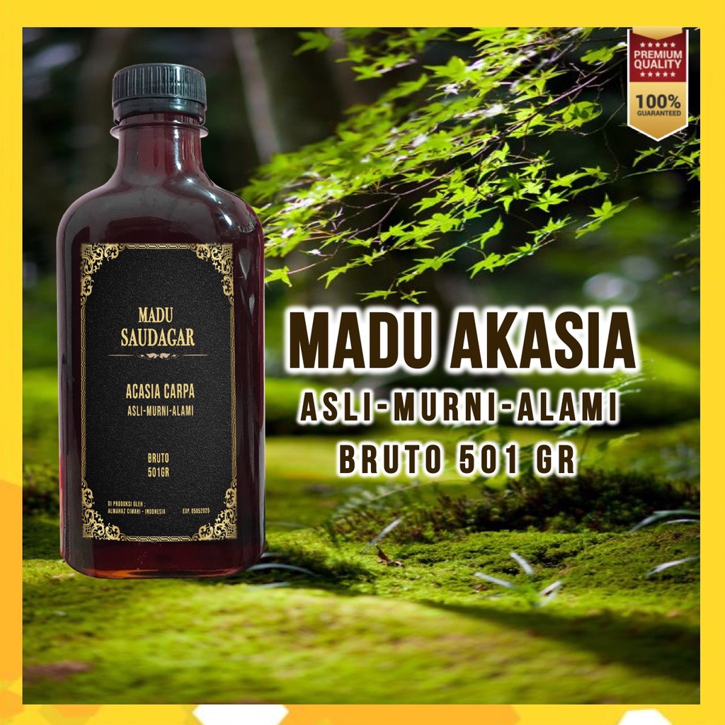 Saudagar Madu Asli Akasia Murni Alami Grade A+ Raw Honey Madu Hutan Jambi No Madu Baduy