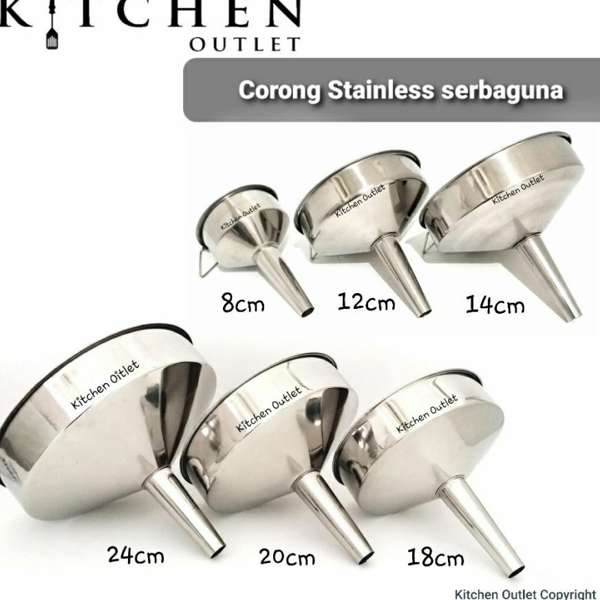 Terlaris Corong Stainless Serbaguna / Saringan Corong