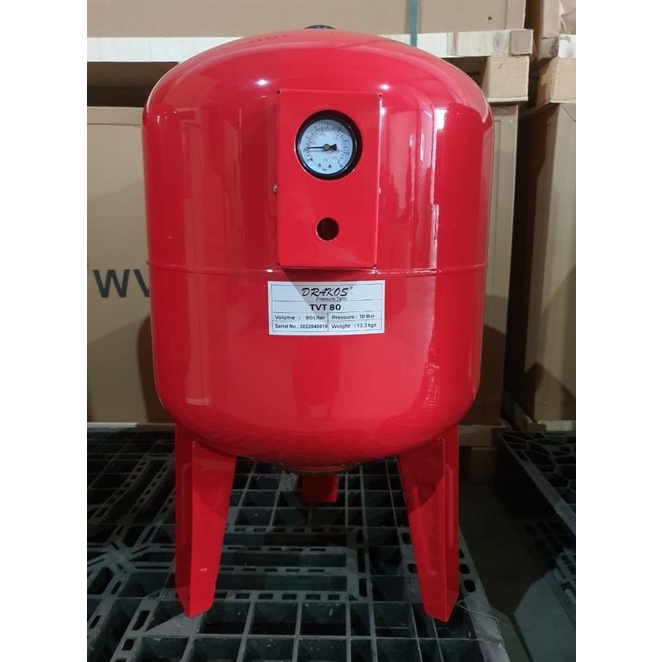 Pressure Tank 80 Liter Drakos 10 Bar Presure Tank 80Liter Drakos Tvt80