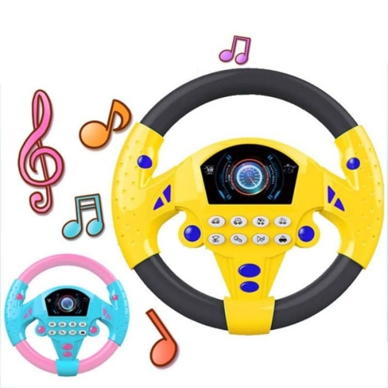 {DS} Mainan Setir Mobil Anak Mainan Setir Setiran Mobil Anak Steering Wheel Car Musik