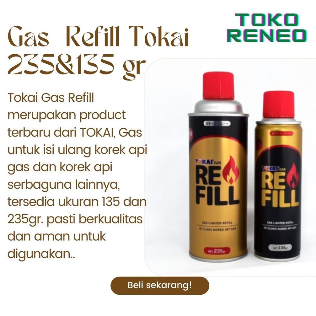 Terbaik Hari Ini Gas Isi ulang Korek Api Gas Tokai / Refill Gas Lighter