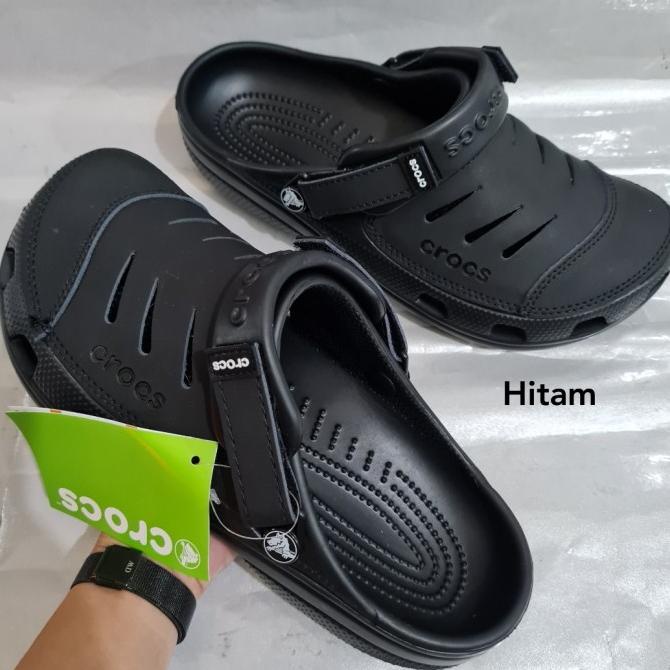 Sandal Crocs Yukon Leather Pria/Sandal Crocs Yukon Leather / Yukon