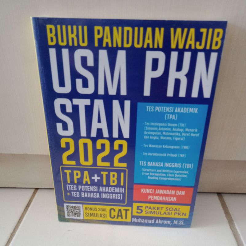 Buku Panduan USM PKN STAN 2022 TPA + TBI