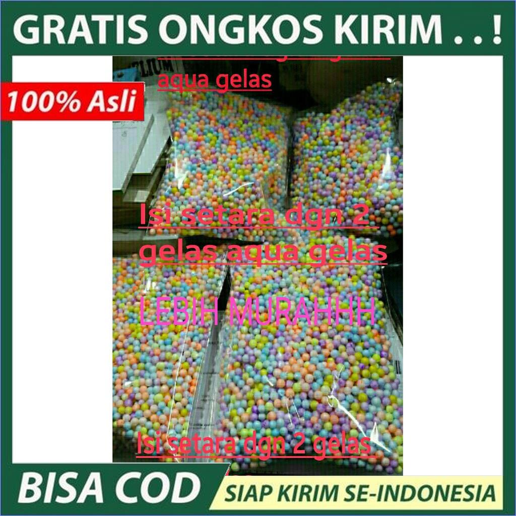 

BISA COD Butiran salju styrofoam sterofoam bulat kecil warna warni gabus