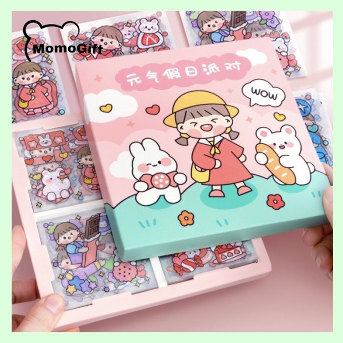 

BE474 Stiker K Stier Box isi 100 Lembar Momo