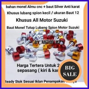 BAUT TUTUP LUBANG SPION MOTOR SUZUKI SATRIA FU/SHOGUN 110 125/SMASH sparepart 29M4R23
