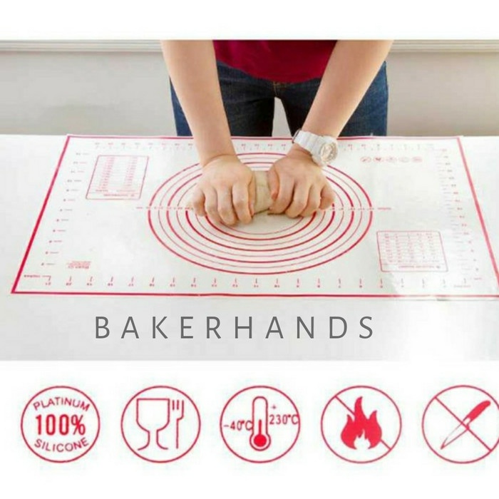 Kertas Silicone Mat Merah 40X60 Cm