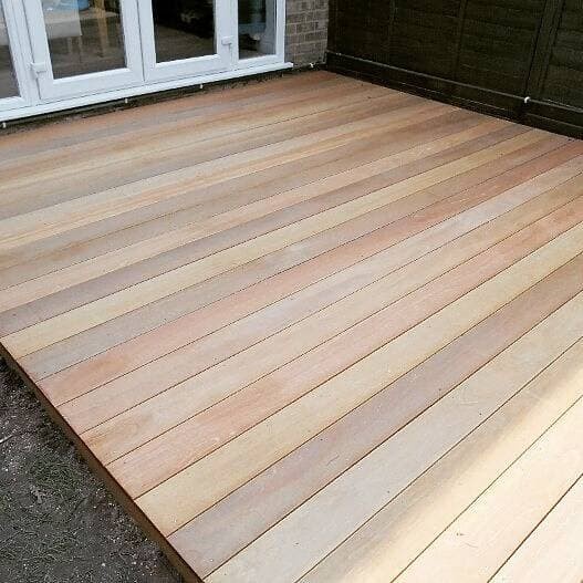 Papan Ukuran Jumbo Lantai Decking Kayu Bengkirai Damar Laut Pool Deck