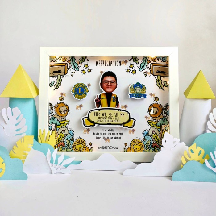 Terlaris Special Custom Bingkai Pop Up Frame Kado Ucapan Selamat Hadiah Ultah