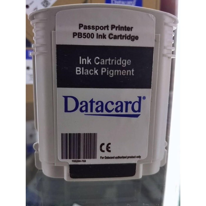 Terlaris Tinta Original Datacard Pb500 - Black
