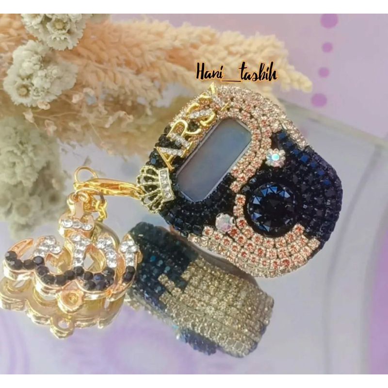 HANI TASBIH DIGITAL SWAROVSKI LED ALARM TASBIH DIGITAL LED