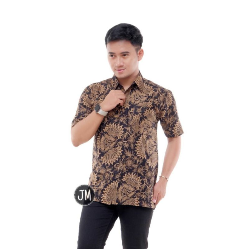 NEW ARRIVAL DISTRO BATIK PRIA BORDIR SOGAN HRB026 BATIKAF NOTOARTO BATIK IPNU-IPPNU HEM PRIA Bel