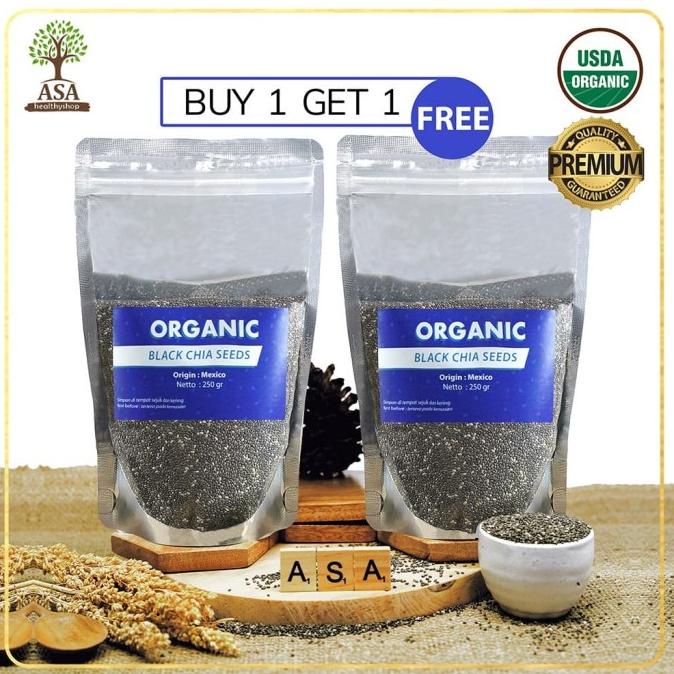 

STOK TERBATAS ORGANIC CHIA SEED MEXICO 250GR BUY 1 GET 1