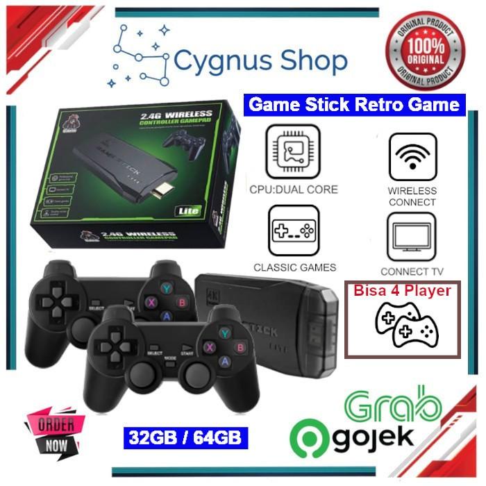 Game Stick 4K Game Console Wireless Gamepad Retro Game SEGA DINGDONG