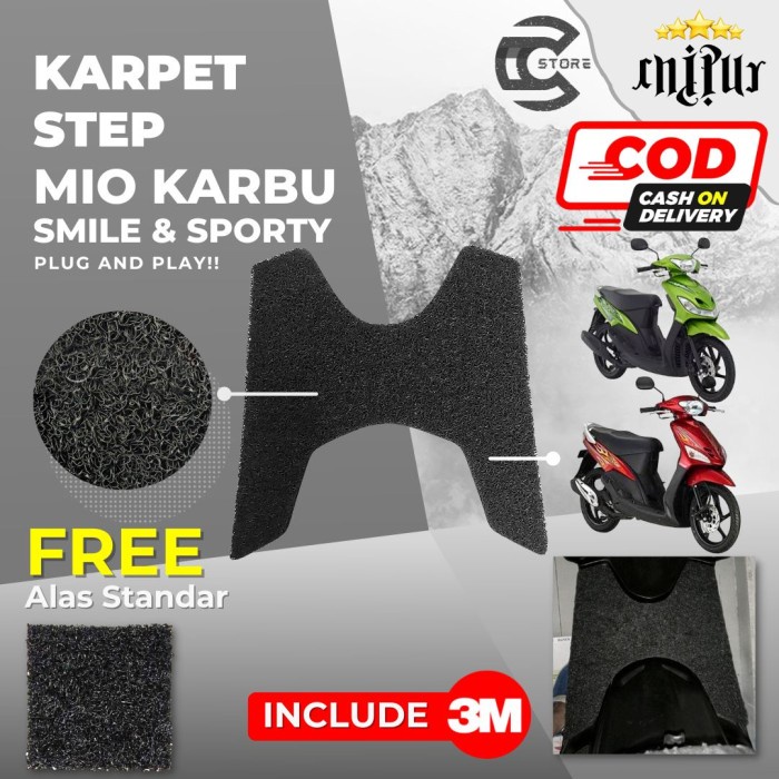 Terlaris Karpet Mio Sporty Karpet Bihun Karpet Mio Smile Karpet Mie Karpet Mio