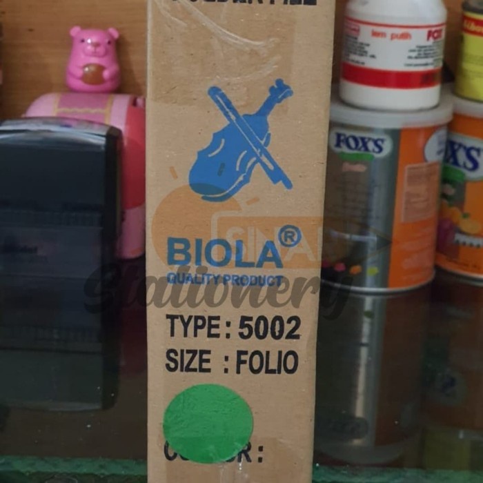 

Terlaris Map Biola 5002 Hijau Tua 1Pak Isi 50Pc