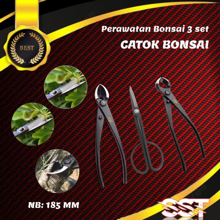 Terlaris Alat Bonsai Set Catok Bonsai Gunting Bonsai Catok Cembung Catok Miring