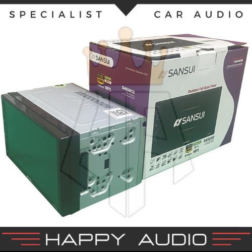 Terlaris Head Unit Double Din Deckless 7 Inch Sansui Sa-5201I New Full Glas