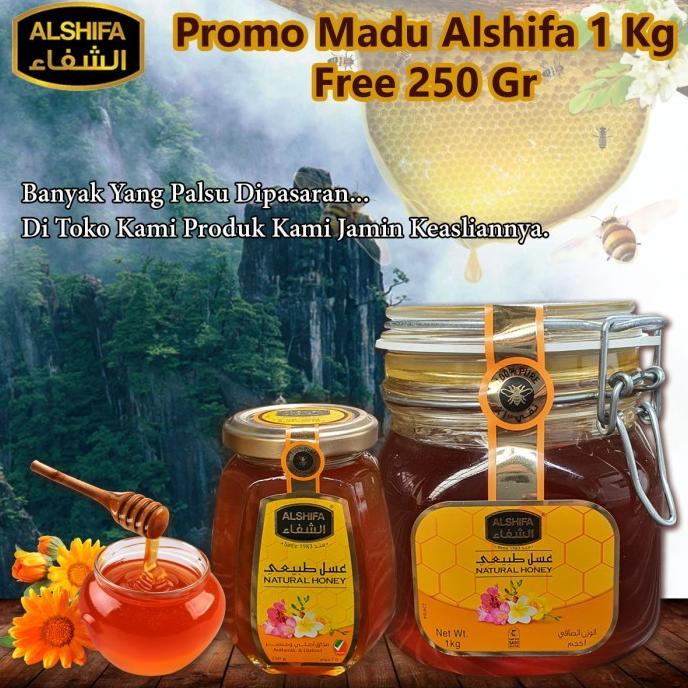 

Madu Alshifa Paket 1 Kg Free 250 Gr Asli Redthiny