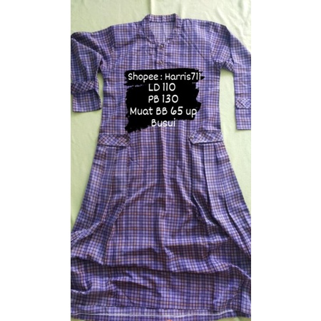 Gamis Preloved / Gamis Kain Tisu / Gamis Kotak