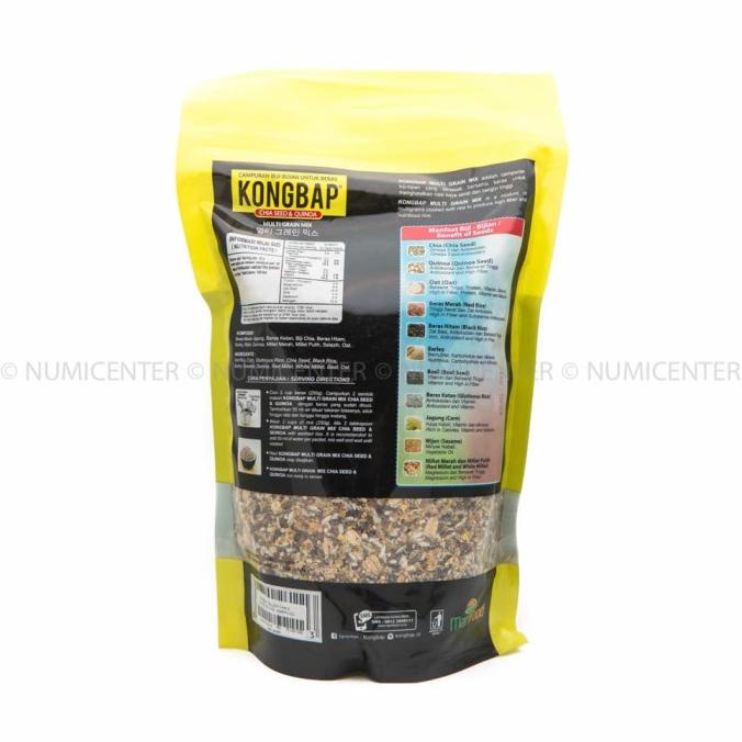 

STOK TERBATAS 1KG KONGBAP YELLOW CHIA & QUINOA MIX MARIFOOD