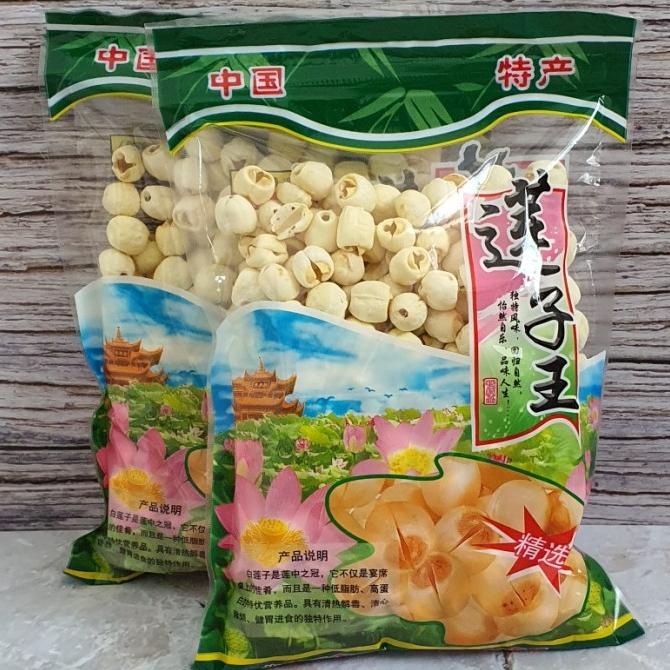 

STOK TERBATAS WHITE LOTUS SEED / LIAN ZHI / BIJI TERATAI NEW 245GR