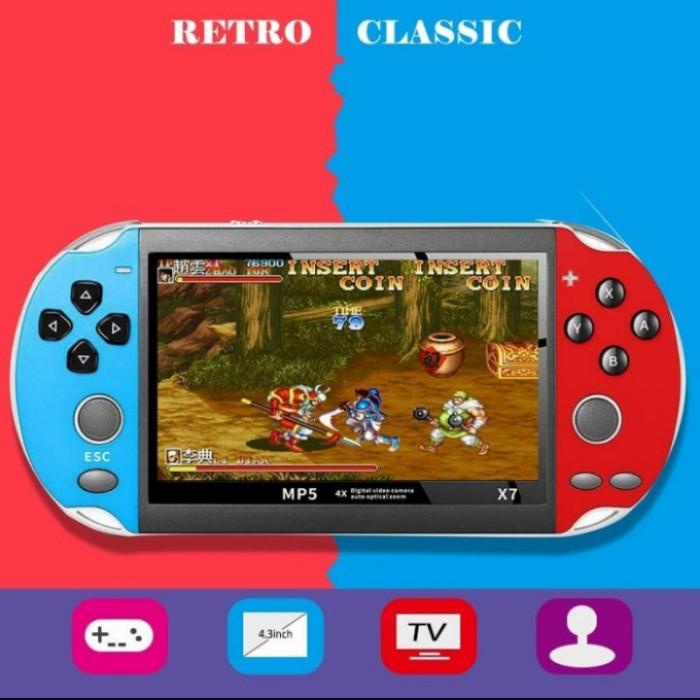 Megaquantum - X7 Plus Console Game Handheld Double Rocker 5 inci